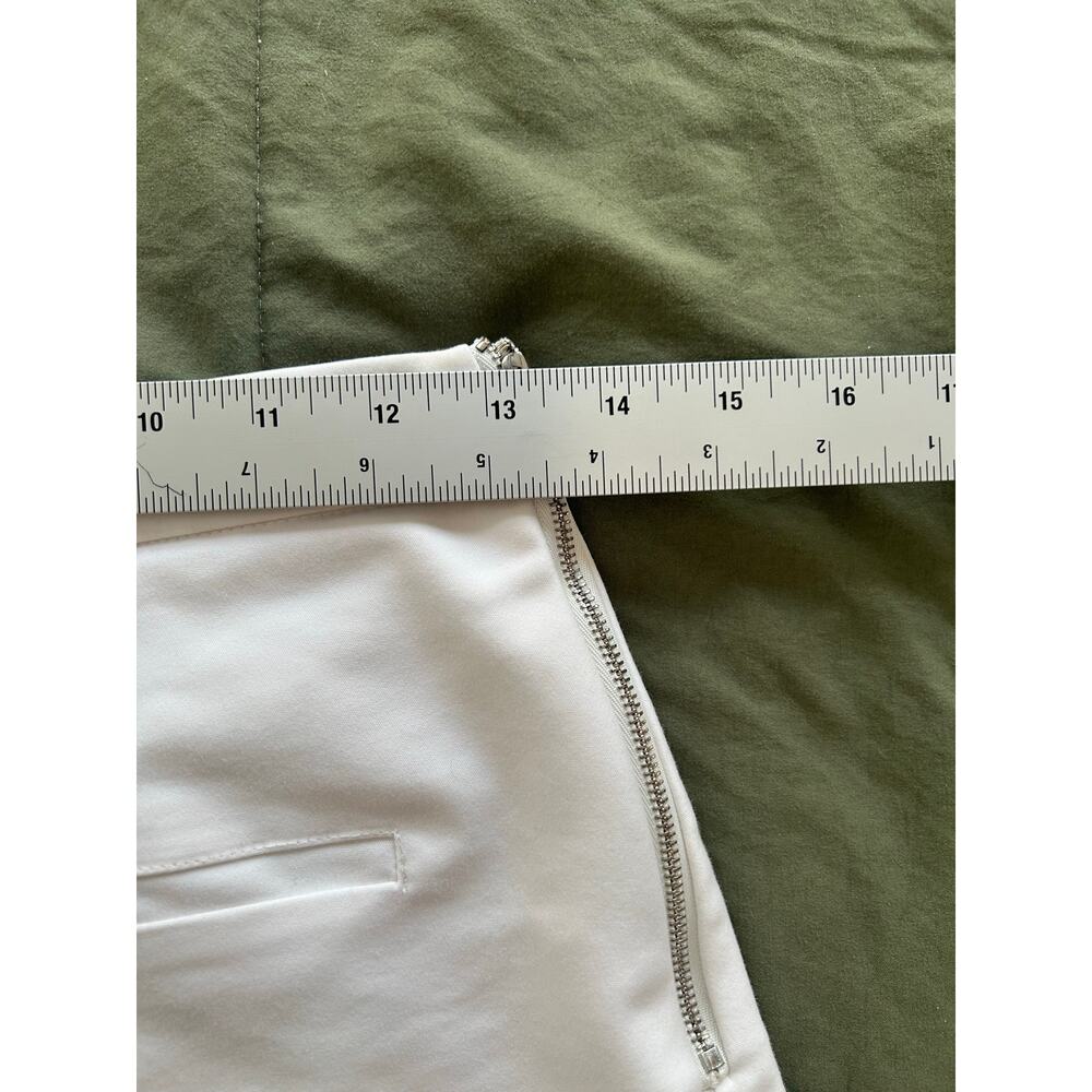 English Factory White Skort Women's Small Side Zip European Summer XC Fast Ship - Picture 6 of 8